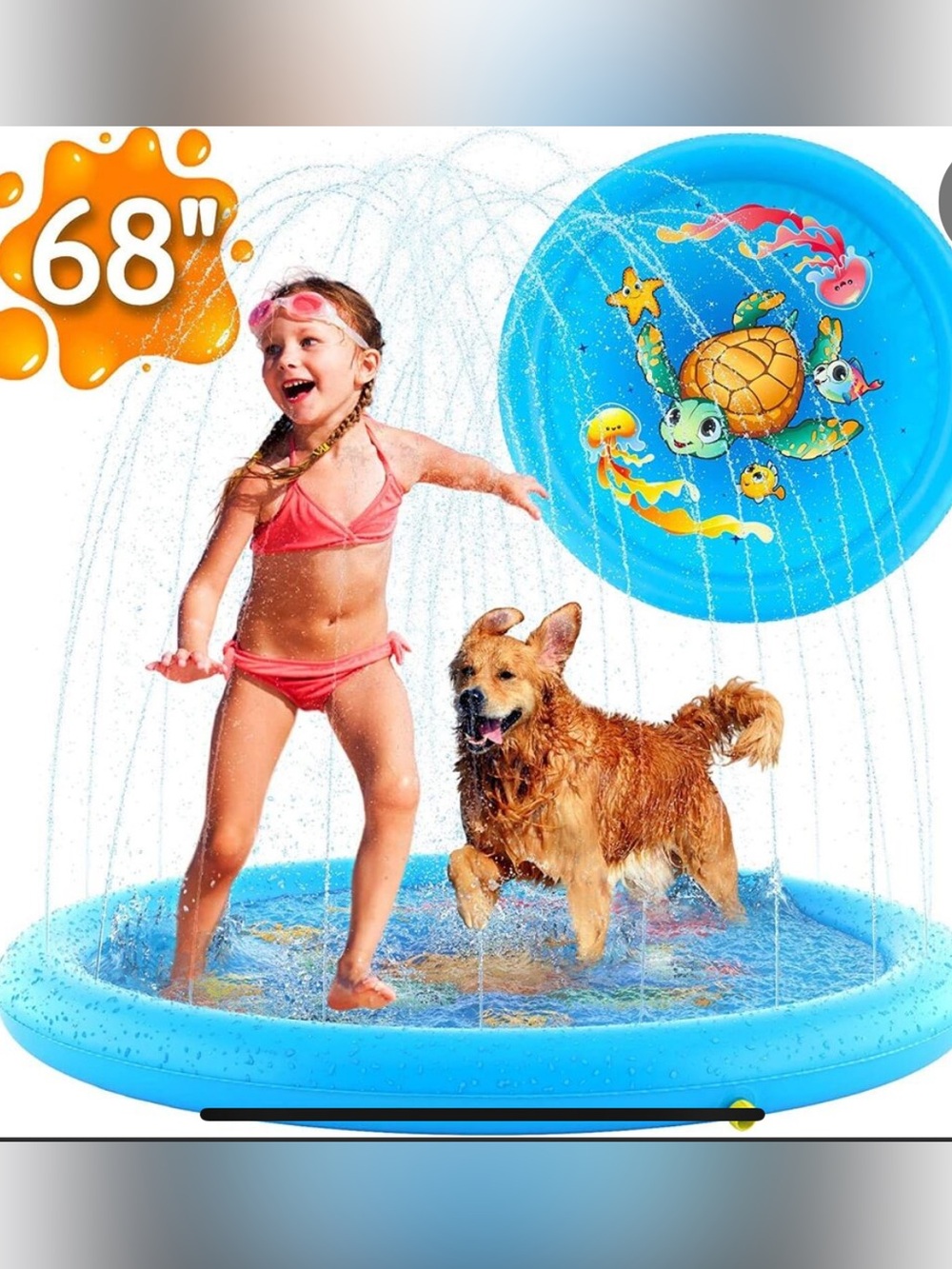 67" Inflatable Splash Pad - Picture 5 of 5